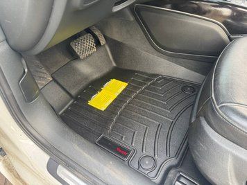 Килими автомобільні 3D Лайнери передні Audi A6 2012 - 2018 чорний WeatherTech 445641 445641 фото