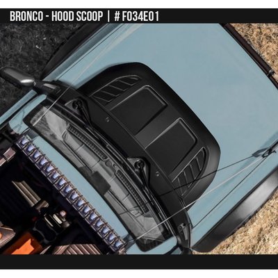 Накладка на капот Ford Bronco 2021-2024 чорний AIR DESIGN FO34E01 FO34E01 фото