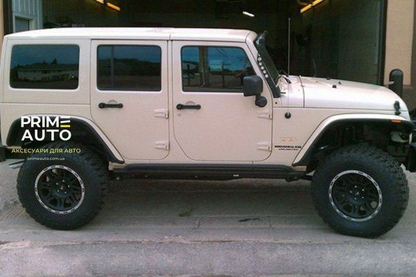 Розширювачі арок комплект 4 шт Jeep Wrangler JL 2018-2025 Flat-style чорний Bushwacker 10923-07 10923-07 фото