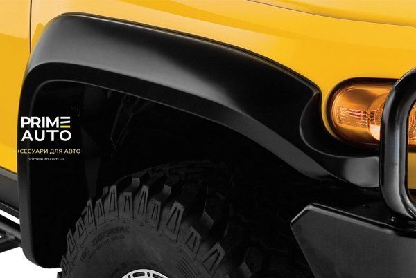 Розширювачі арок комплект 4 шт Toyota FJ Cruiser 2007-2014 Extended-A-style чорний Bushwacker 31924-02 31924-02 фото