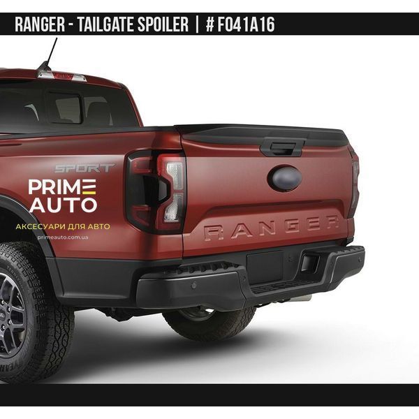 Спойлер на задній борт Ford Ranger USA 2023 + чорний AIR DESIGN FO41A16 FO41A16 фото