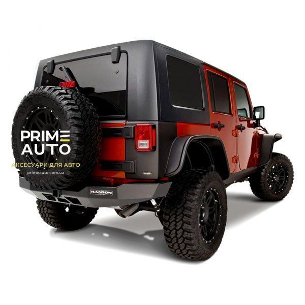 Розширювачі арок комплект 4 шт Jeep Wrangler JL 2018-2025 Flat-style чорний Bushwacker 10923-07 10923-07 фото