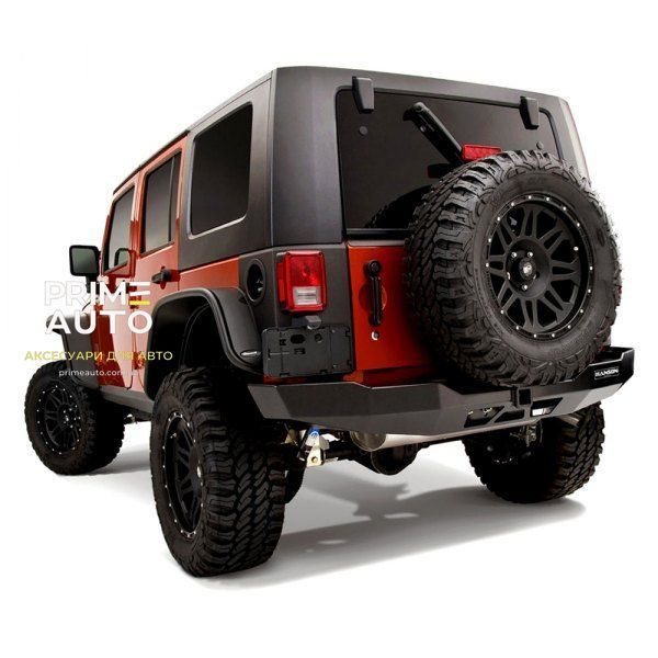 Розширювачі арок комплект 4 шт Jeep Wrangler JL 2018-2025 Flat-style чорний Bushwacker 10923-07 10923-07 фото