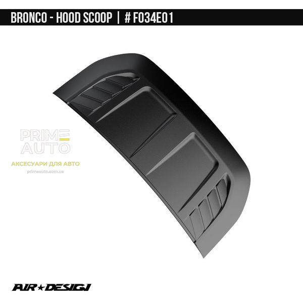 Накладка на капот Ford Bronco 2021 - 2026 черный AIR DESIGN FO34E01 FO34E01 фото