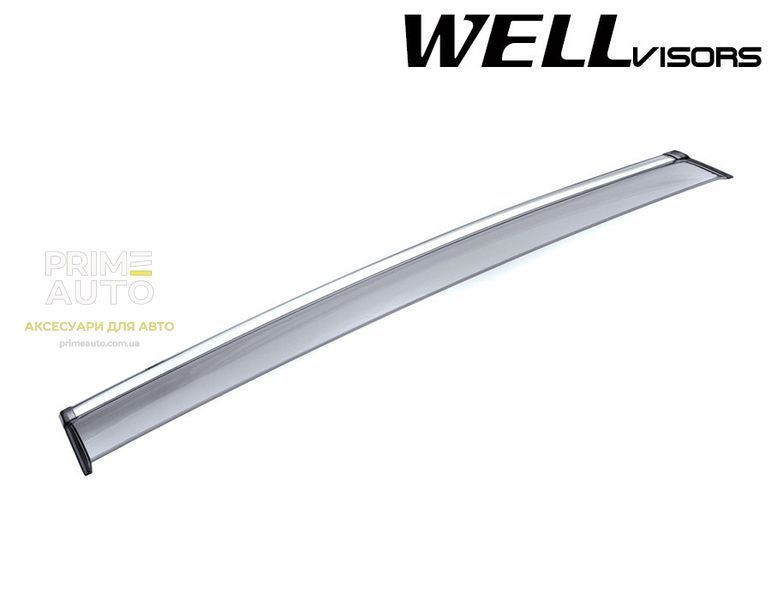 Дефлектори вікон к-т 4 шт з хромованим молдингом Toyota Venza 2008 - 2015 Wellvisors 3-847TY036 3-847TY036 фото