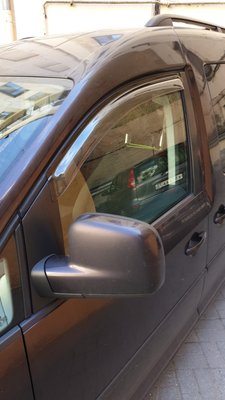 Дефлектори вікон передні к-т 2шт димчаті Volkswagen Caddy 2004 - 2021 EGR 91269011B 91269011B фото