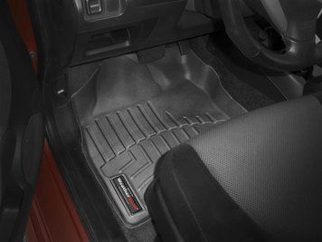 Коврики автомобильные 3D Лайнеры передние Honda Fit 2007 - 2008 черный WeatherTech 441771 441771 фото