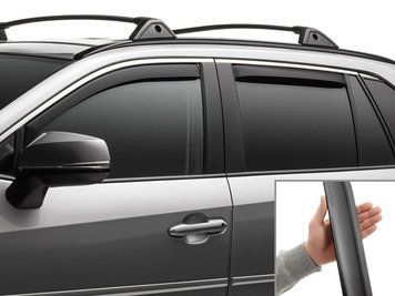 Дефлектори вікон вставні передні+задні Chevrolet Trailblazer 2021-2026 темний матовий WeatherTech 82978IMB 82978IMB фото