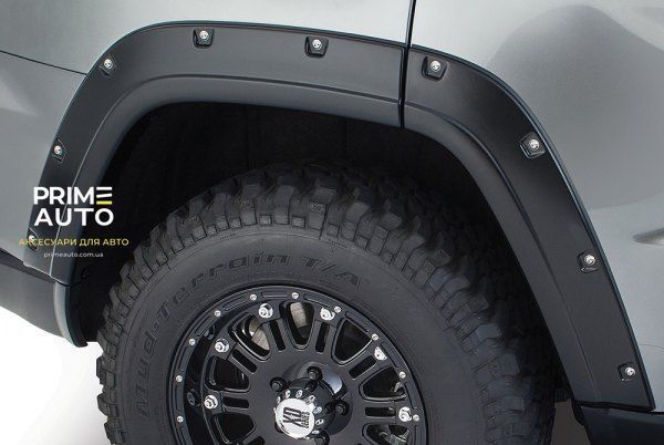 Расширители арок комплект 4 шт Jeep Grand Cherokee 2011-2016 Pocket-style черный Bushwacker 10927-02 10927-02 фото
