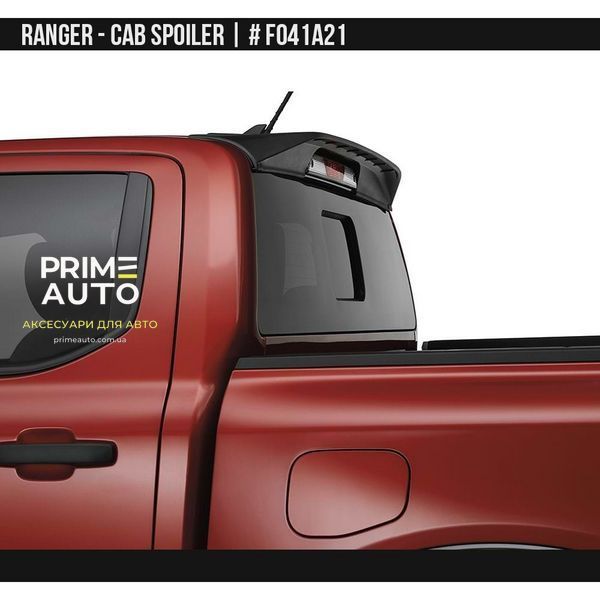 Спойлер кабины Ford Ranger USA 2023 + черный AIR DESIGN FO41A21 FO41A21 фото