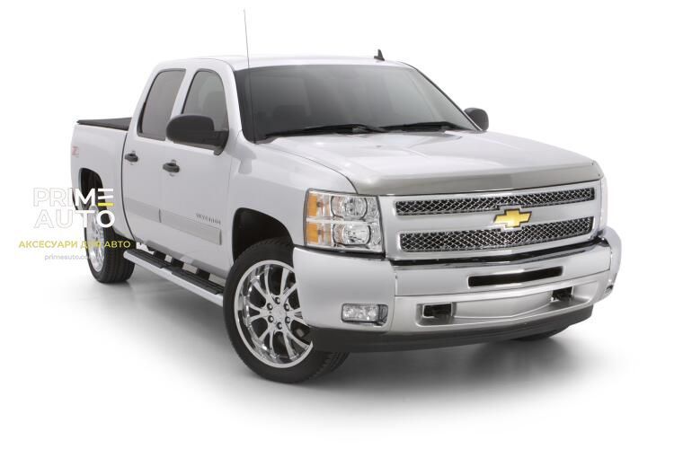 Дефлектор капоту клеючий Ford F-150 Lightning 2023-2025 Aeroskin темно-димчастий AVS 322223 322223 фото