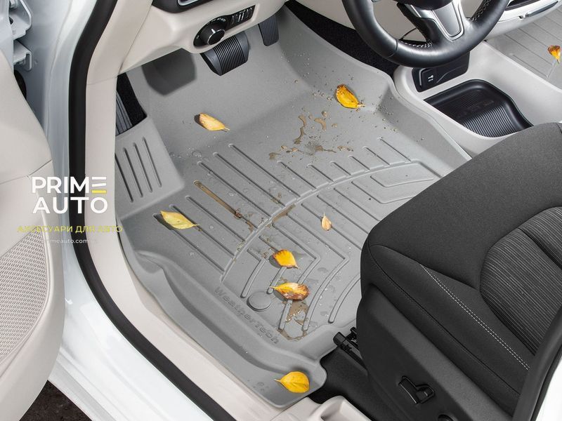 Килими автомобільні 3D Лайнери High Performance передні Jeep Wagoneer 2022 + чорний WeatherTech 4417041IM 4417041IM. фото