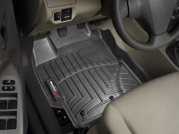 Килими автомобільні 3D Лайнери передні Toyota Yaris 2007 - 2011 чорний WeatherTech 442271 442271 фото