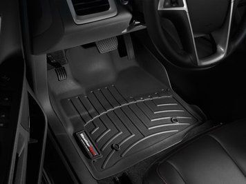 Килими автомобільні 3D Лайнери передні GMC Terrain 2010 - 2011 чорний WeatherTech 442711 442711 фото