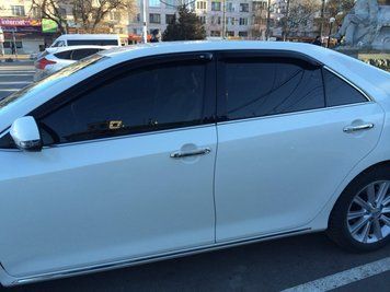 Дефлектори вікон передні+задні к-т 4шт темні Toyota Camry 2012 - 2016 EGR 92492067B 92492067B фото