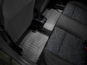 Килими автомобільні 3D Лайнери 2й ряд Ford Fiesta 2011 - 2019 чорний WeatherTech 443232 443232 фото