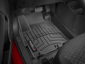 Коврики автомобильные 3D Лайнеры передние Mitsubishi Mirage 2014 - 2025 черный WeatherTech 446001 446001 фото