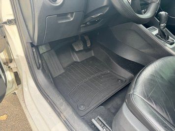 Килими автомобільні 3D Лайнери High Performance передні Volkswagen Golf 2015 - 2025 чорний WeatherTech 444961IM 444961IM фото