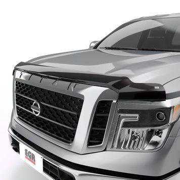 Дефлектор капота Nissan Titan 2017 - 2025 темный EGR 305901 305901 фото