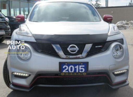 Дефлектор капоту Nissan Juke 2015-2018 гладкий FormFit HD13T15 HD13T15 фото