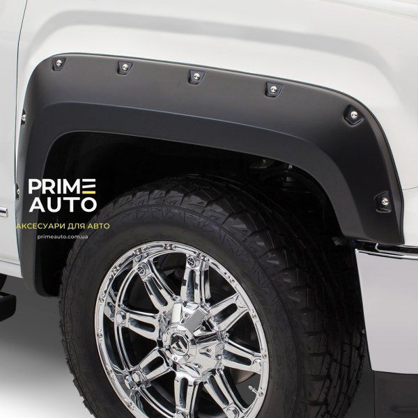 Расширители арок комплект 4 шт GMC Sierra 1500 2014-2015 Pocket-style черный Bushwacker 40960-02 40960-02 фото