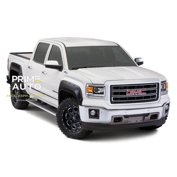 Расширители арок комплект 4 шт GMC Sierra 1500 2014-2015 Pocket-style черный Bushwacker 40960-02 40960-02 фото