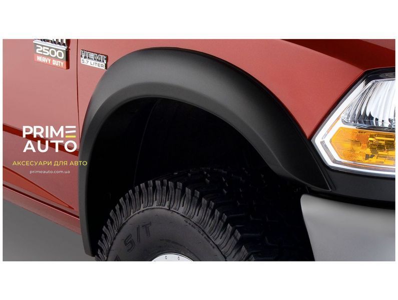 Розширювачі арок комплект 4 шт RAM/Dodge Ram 2500/3500 2010-2018 Extended-A-style чорний Bushwacker 50918-02 50918-02 фото