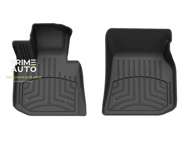 Коврики автомобильные 3D Лайнеры High Performance передние BMW X3 2018 - 2025 чорный WeatherTech 4412731IM 4412731IM фото