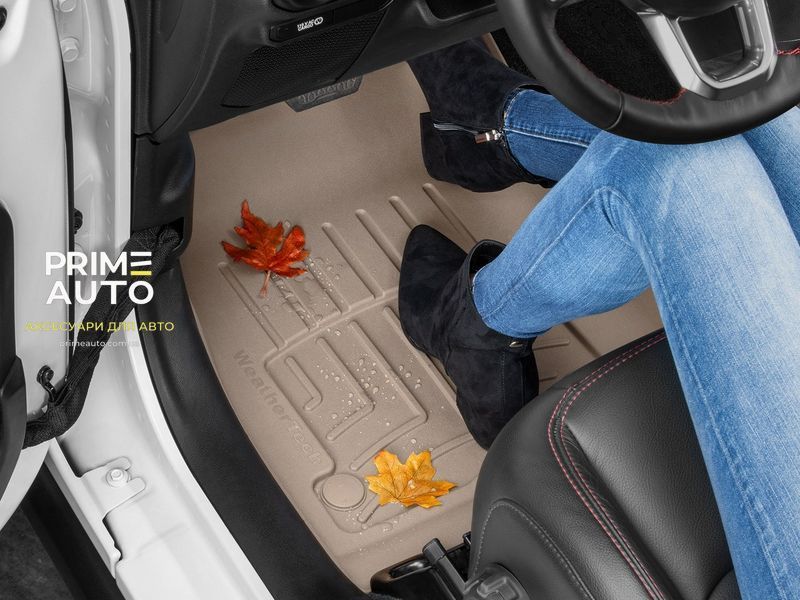 Коврики автомобильные 3D Лайнеры High Performance передние BMW X3 2018 - 2025 чорный WeatherTech 4412731IM 4412731IM фото