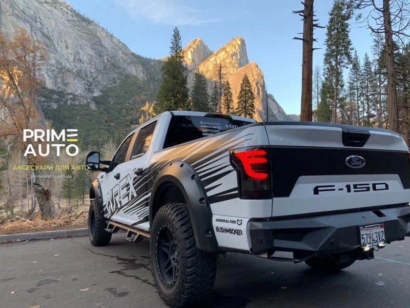 Задні ліхтарі Ford F-150 2015-2020 LED PRO серія червоно-димчасті AlphaRex 652020 652020 фото