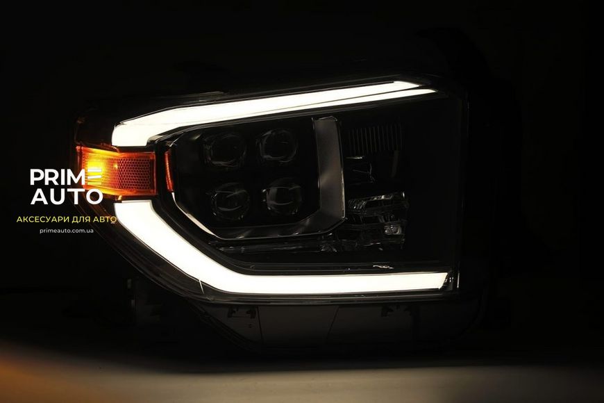 Передні фари Toyota Tundra 2014-2021 LED NOVA серія хром AlphaRex AXHL-TUN14-PPTS-LED-C-A AXHL-TUN14-PPTS-LED-C-A фото
