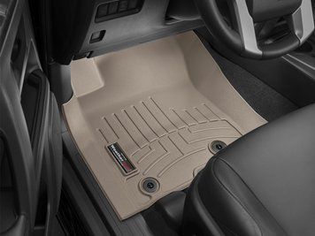 Килими автомобільні 3D Лайнери передні Lexus GX460 2013 + бежевий WeatherTech 454931 454931.. фото