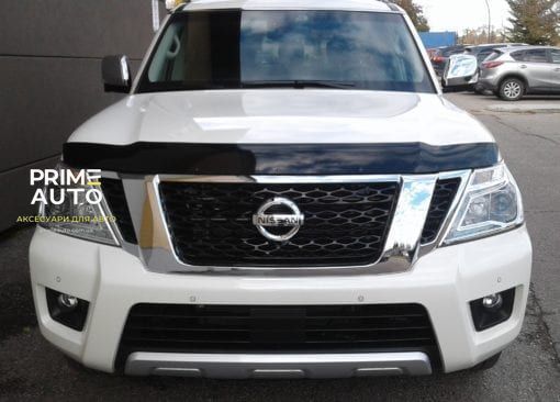 Дефлектор капоту Nissan Armada 2017-2020 гладкий FormFit HD13U17 HD13U17 фото