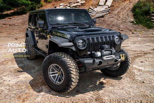 Расширители арок комплект 4 шт Jeep Wrangler JL 2018-2025 Flat-style черный Bushwacker 11950-07 11950-07 фото