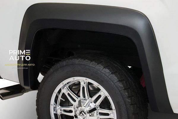 Розширювачі арок комплект 4 шт GMC Sierra 1500 2014-2015 Extended-A-style чорний Bushwacker 40961-02 40961-02 фото