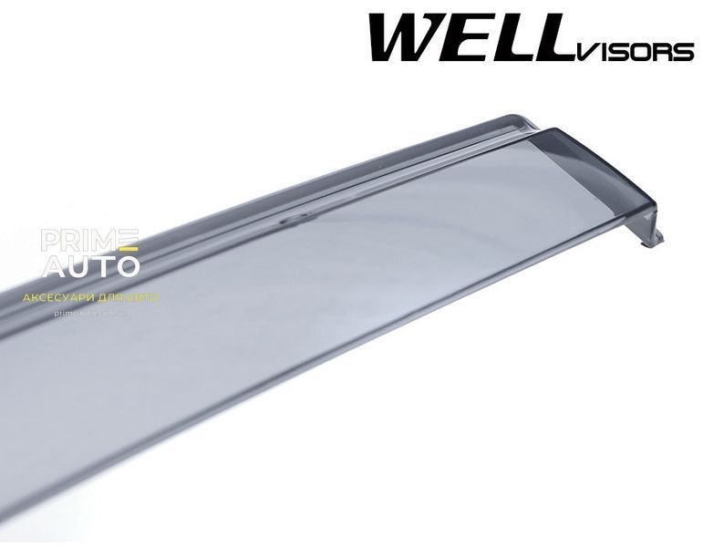 Дефлекторы окон к-т 4 шт Premium серия Nissan Versa 2007 - 2012 Hatchback Wellvisors 3-847NS002 3-847NS002 фото