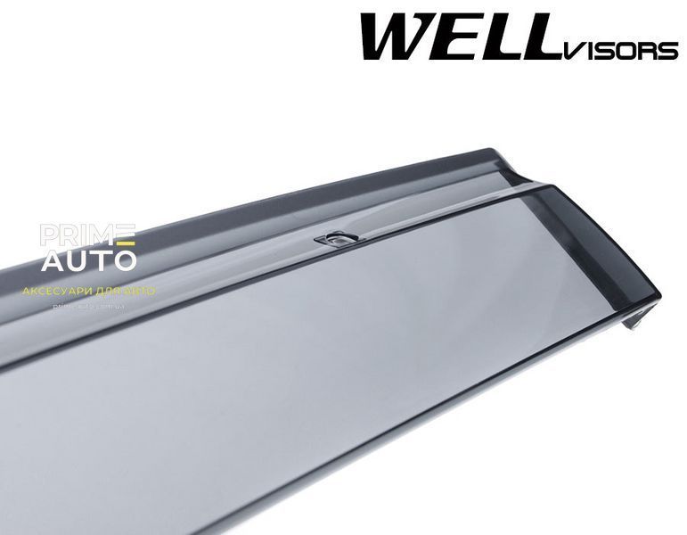 Дефлекторы окон к-т 4 шт Premium серия Nissan Versa 2007 - 2012 Hatchback Wellvisors 3-847NS002 3-847NS002 фото