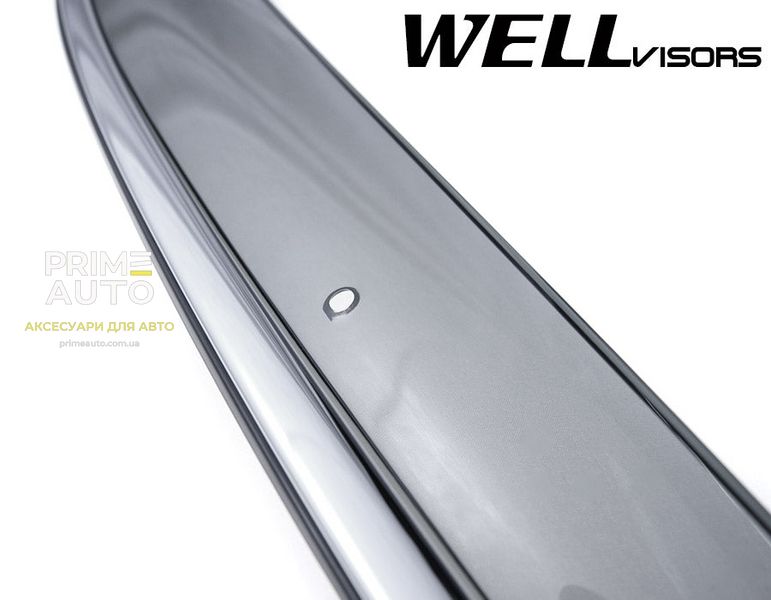 Дефлектори вікон, к-т 4 шт, з хромованим молдингом Lexus ES 2013 - 2018 Wellvisors 3-847LX009 3-847LX009 фото