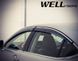 Дефлектори вікон, к-т 4 шт, з хромованим молдингом Lexus ES 2013 - 2018 Wellvisors 3-847LX009 3-847LX009 фото 7