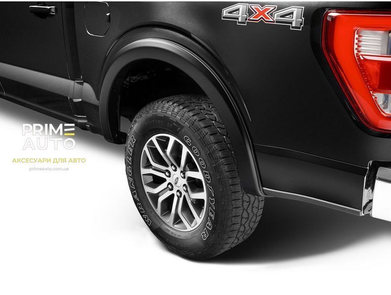Расширители арок комплект 4 шт Jeep Wrangler JL 2018-2025 Flat-style черный Bushwacker 11950-07 11950-07 фото